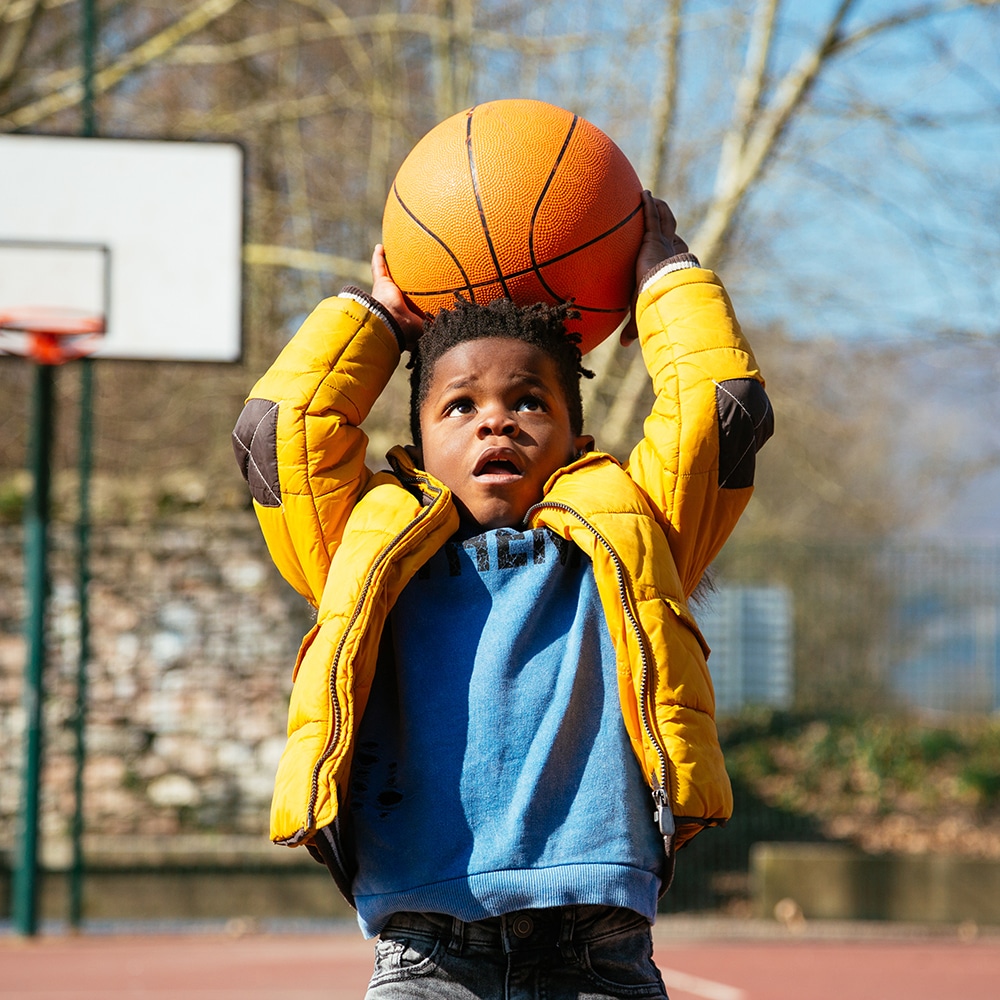 Outdoor Fun With Giant Play Spaces & The Basketball Court